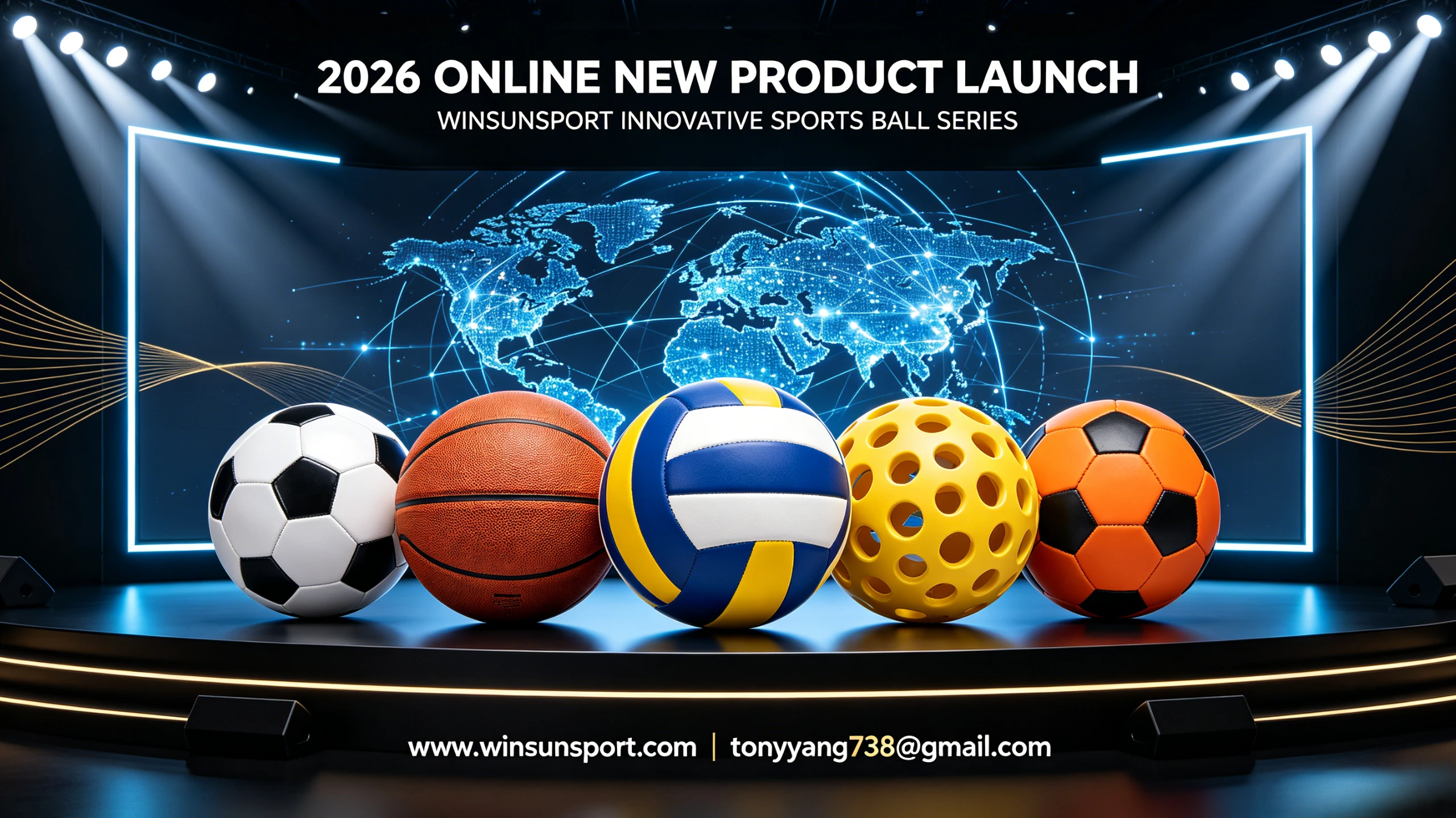 WINSUNSPORT 2026线上新品发布会发布全系列创新运动球
