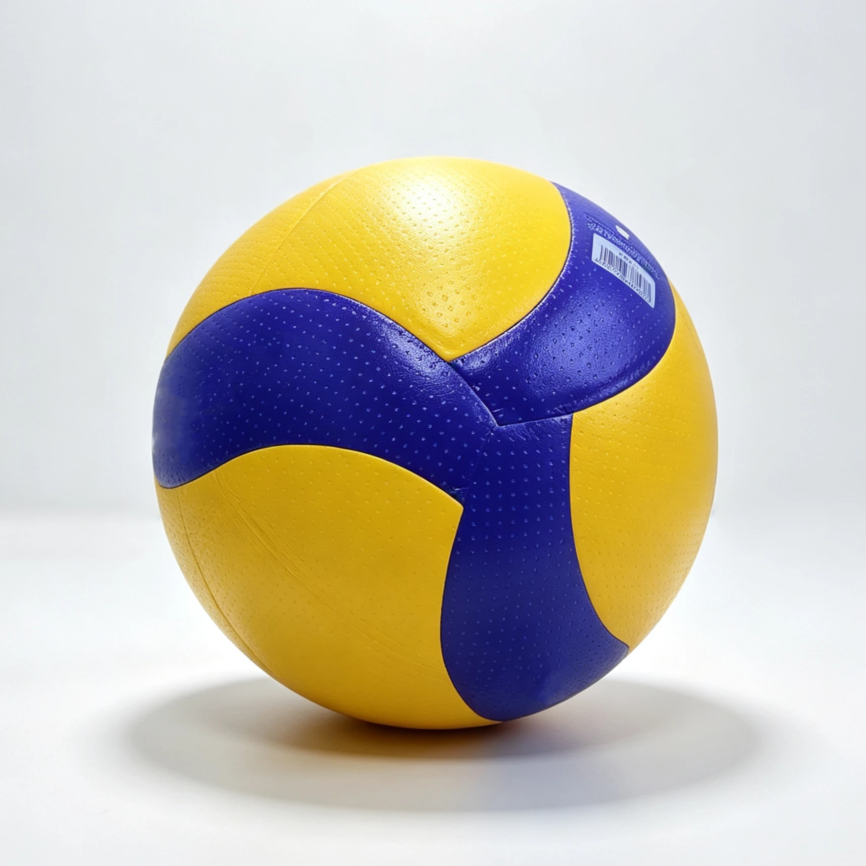 Yellow and purple color-block professional No. 5 hot-stitched volleyball, customizable logo