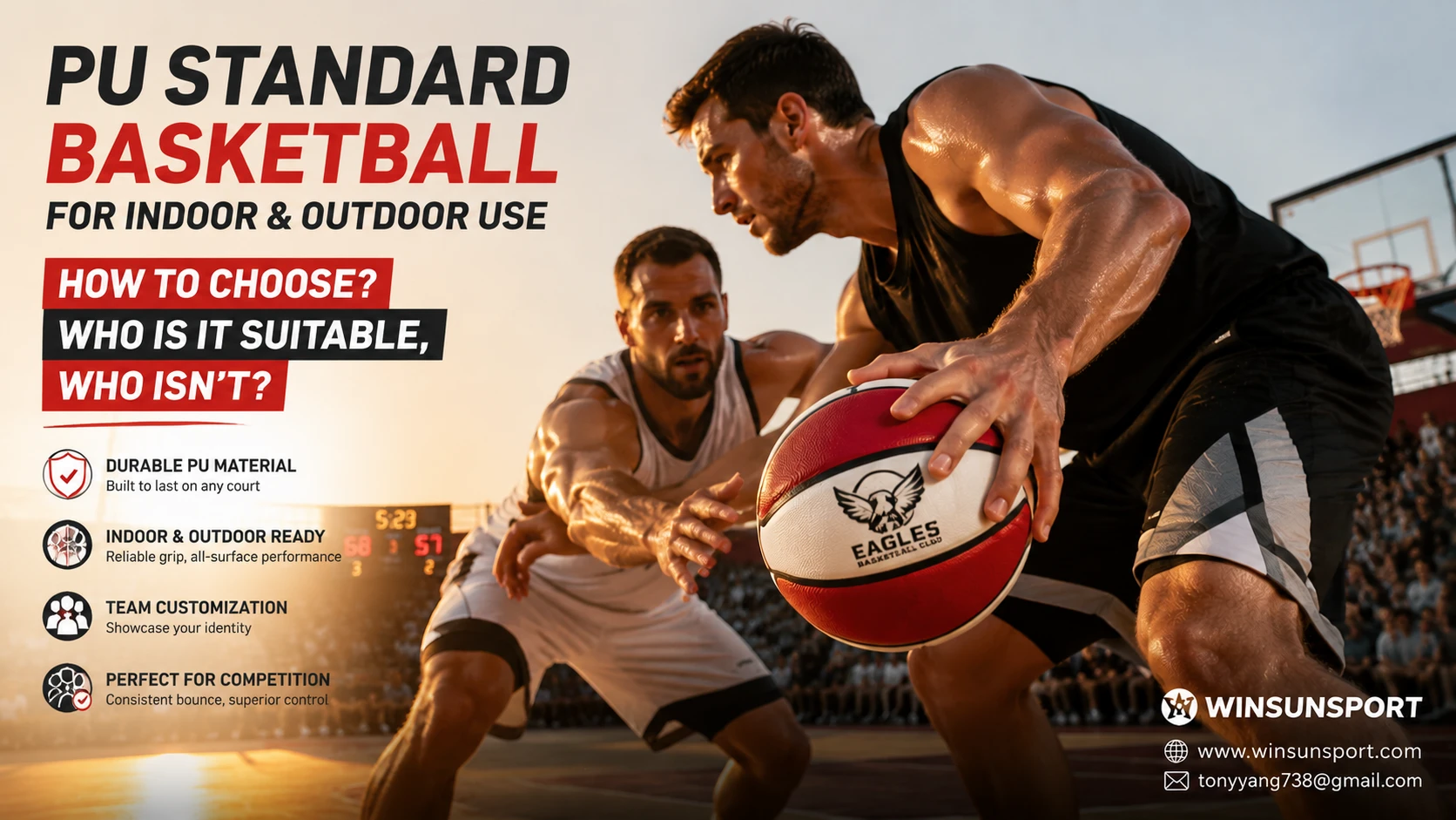 How to choose a PU Standard Basketball for Indoor & Outdoor Use? Who is it suitable for and who is it not suitable for?