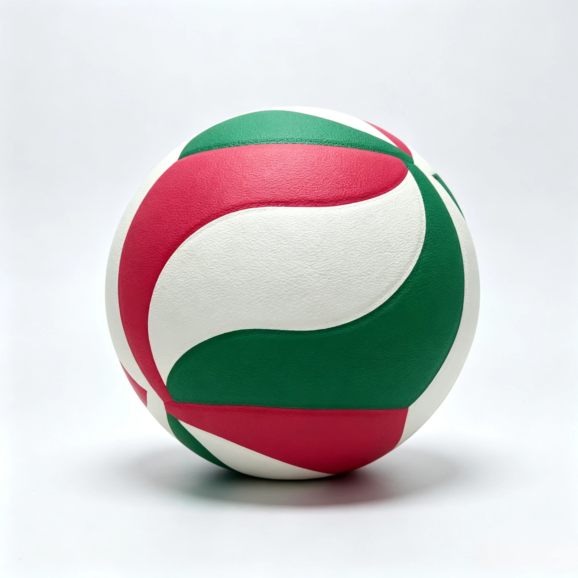 Red, green, and white bubble pattern No. 5 professional hot-stamp volleyball, customizable logo