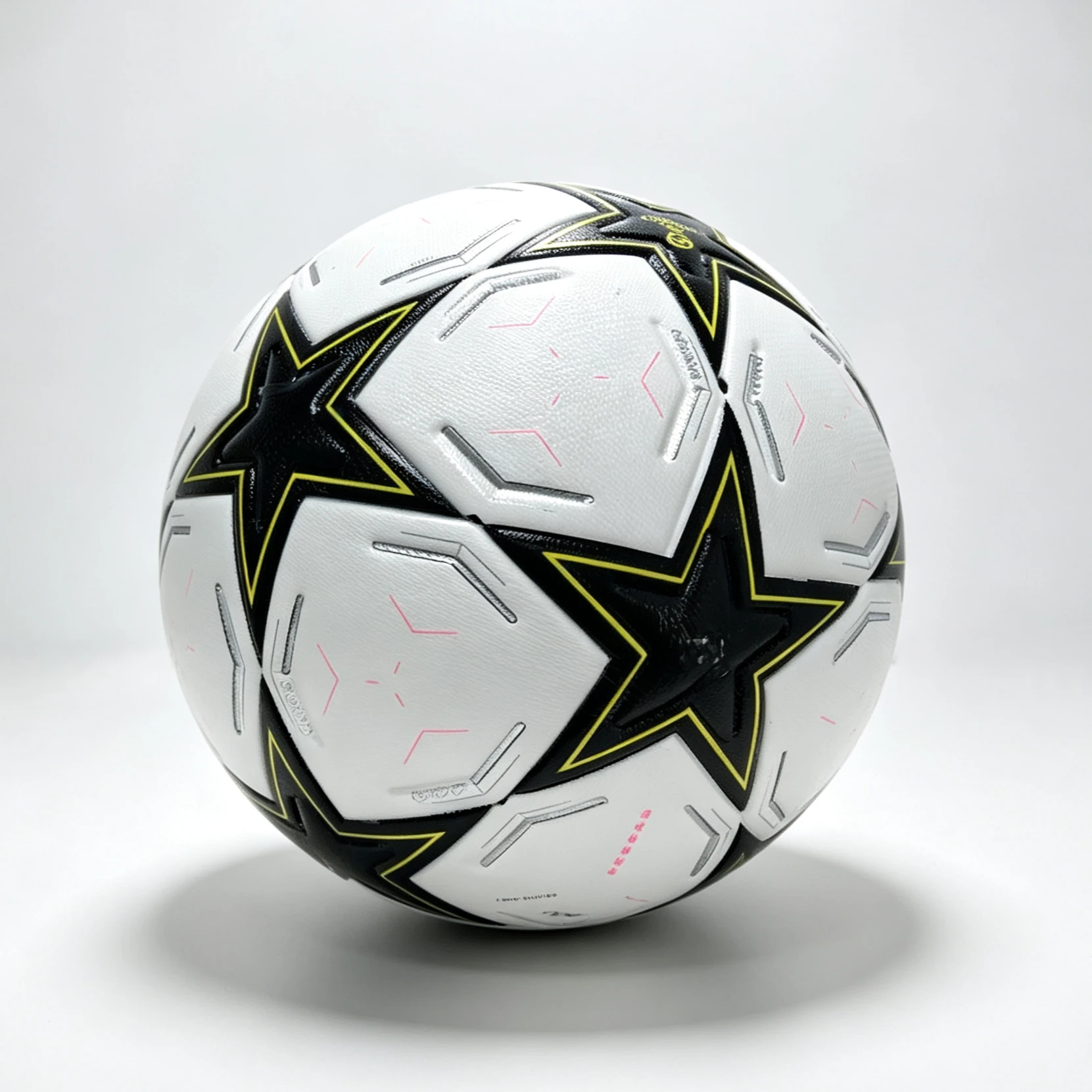 Customizable Five-Star Pattern PU Professional Size 5 Soccer Ball