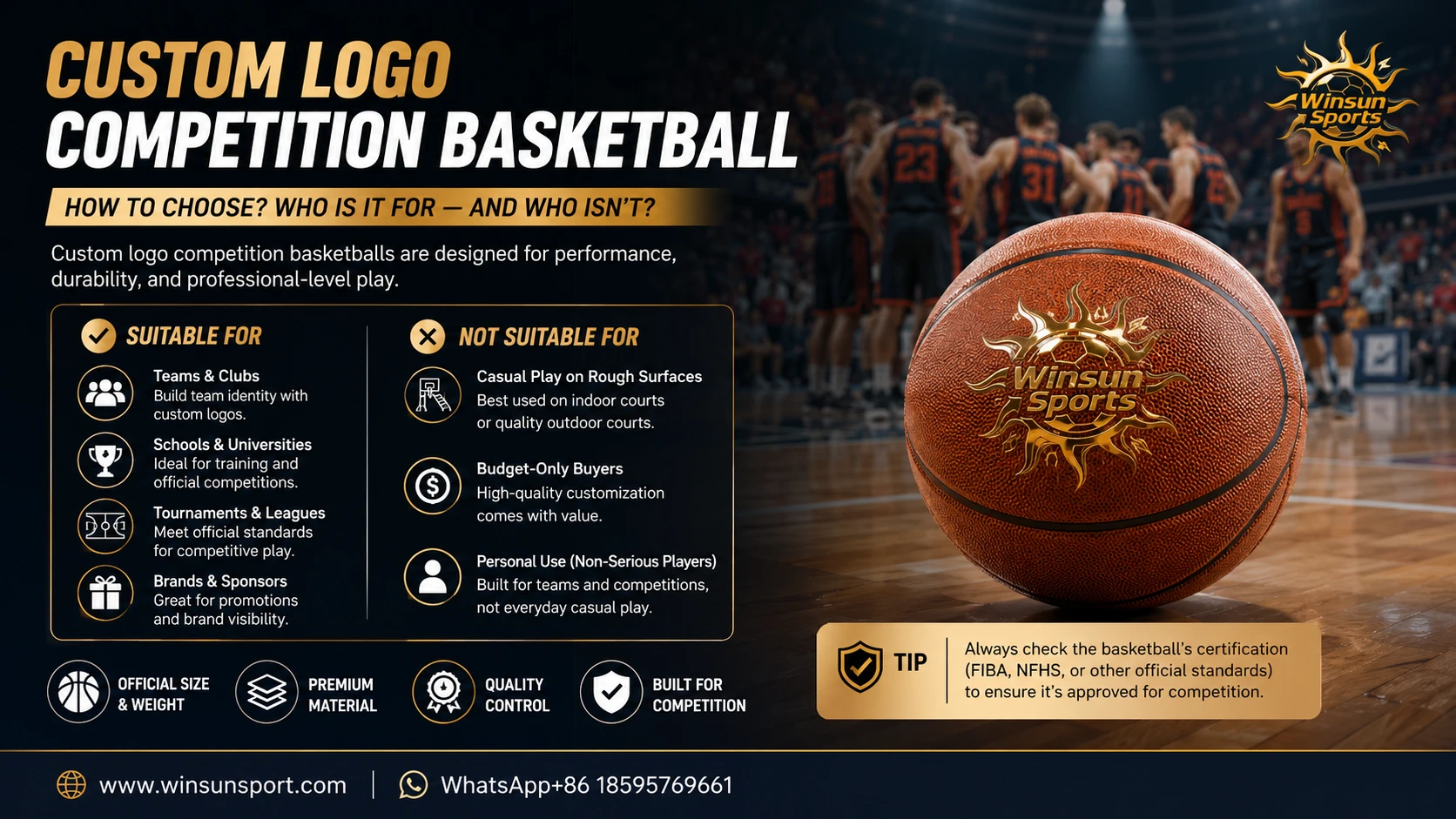 Custom Logo Competition Basketball怎么选？适合谁、不适合谁？