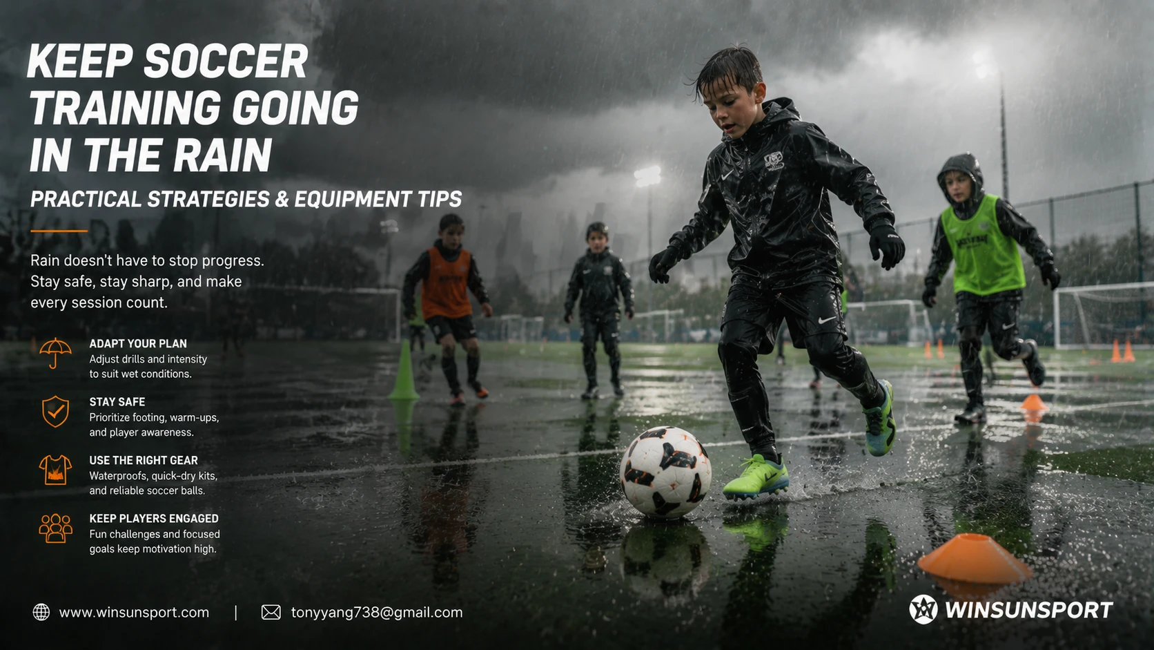 Rainy Day Football Training Uninterrupted: Practical Strategies and Equipment Recommendations