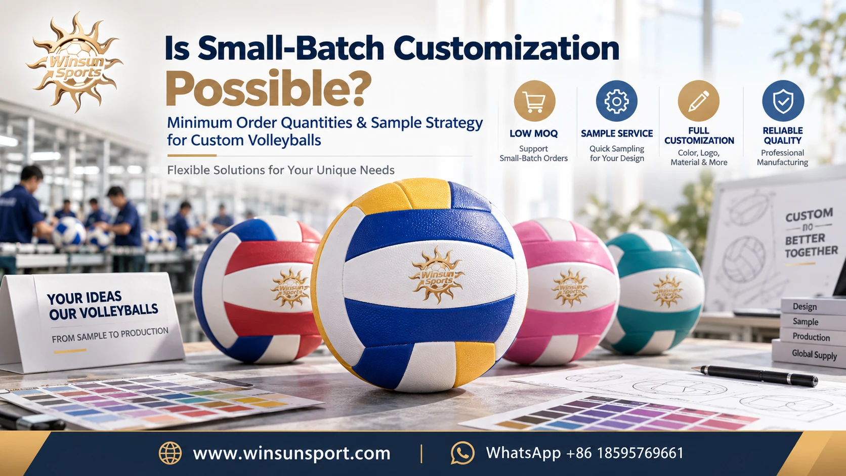 Is small-batch customization feasible? Minimum order quantity and sample strategy for volleyball customization