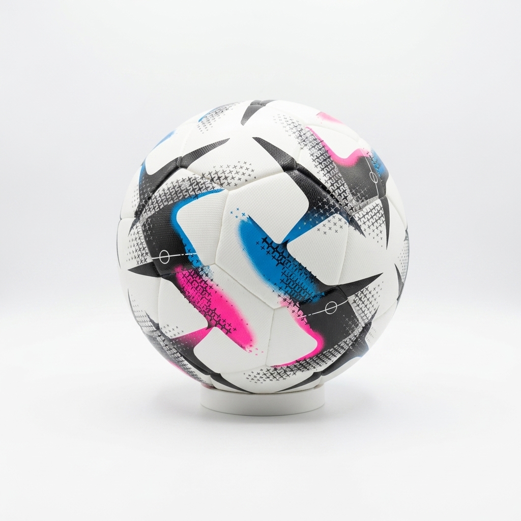 Trendy Gradient Hot-Bonding No.5 Soccer Ball, Customizable Logo