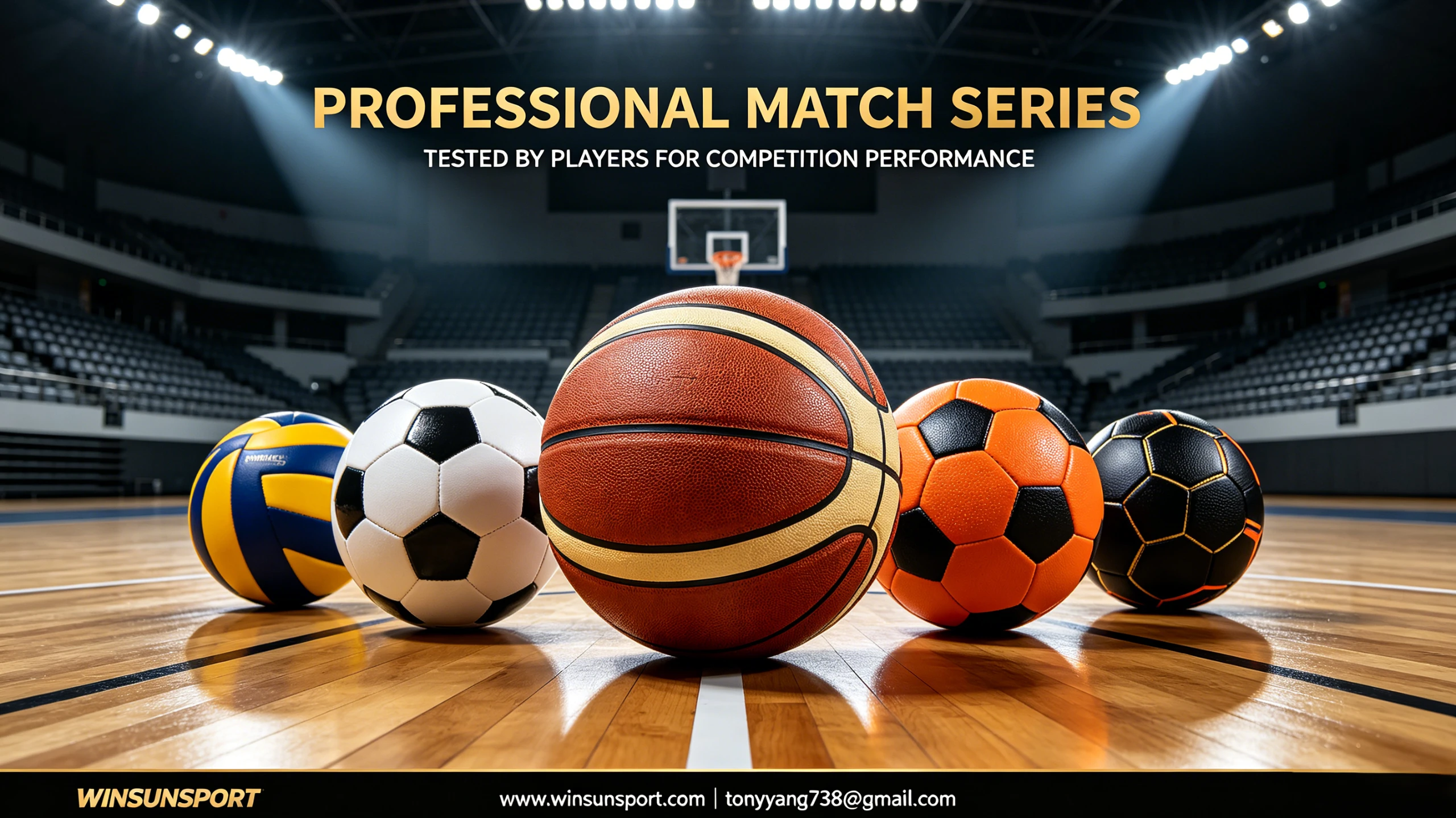 WINSUNSPORT releases high-end basketball and handball series for competitions