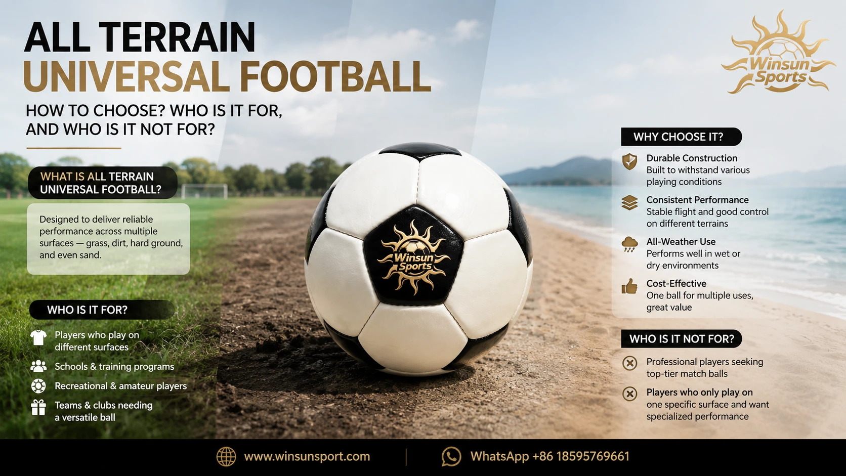 How to choose All Terrain Universal Football? Who is it suitable for, and who is it not suitable for?