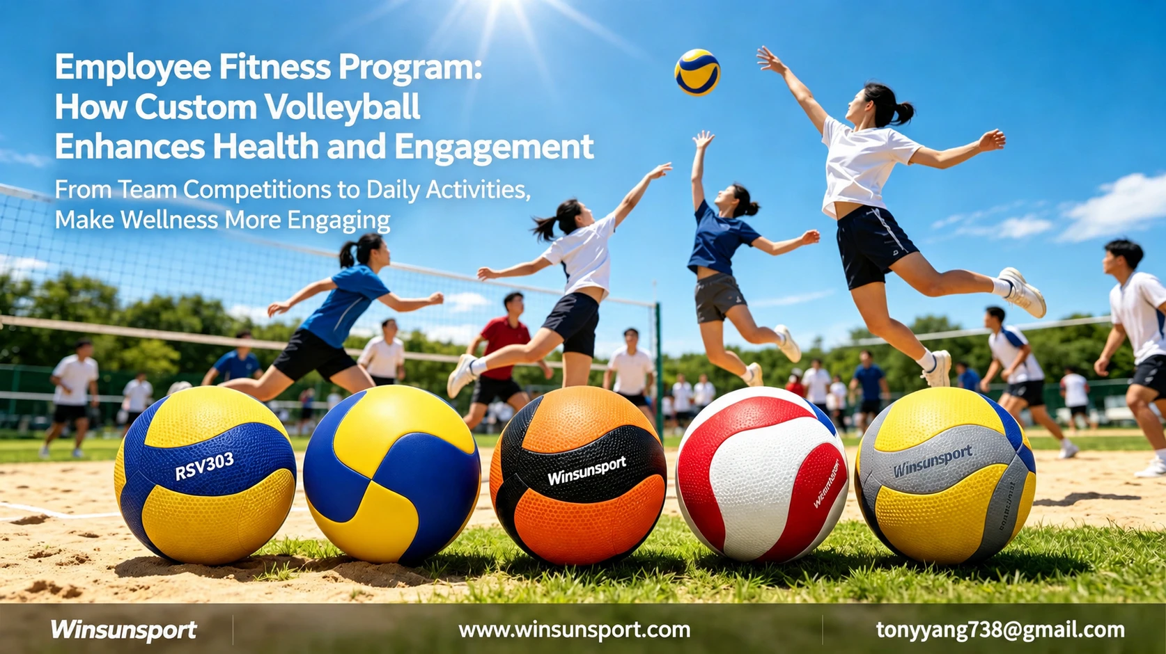 Employee Fitness Program: How Custom Volleyball Enhances Health and Engagement