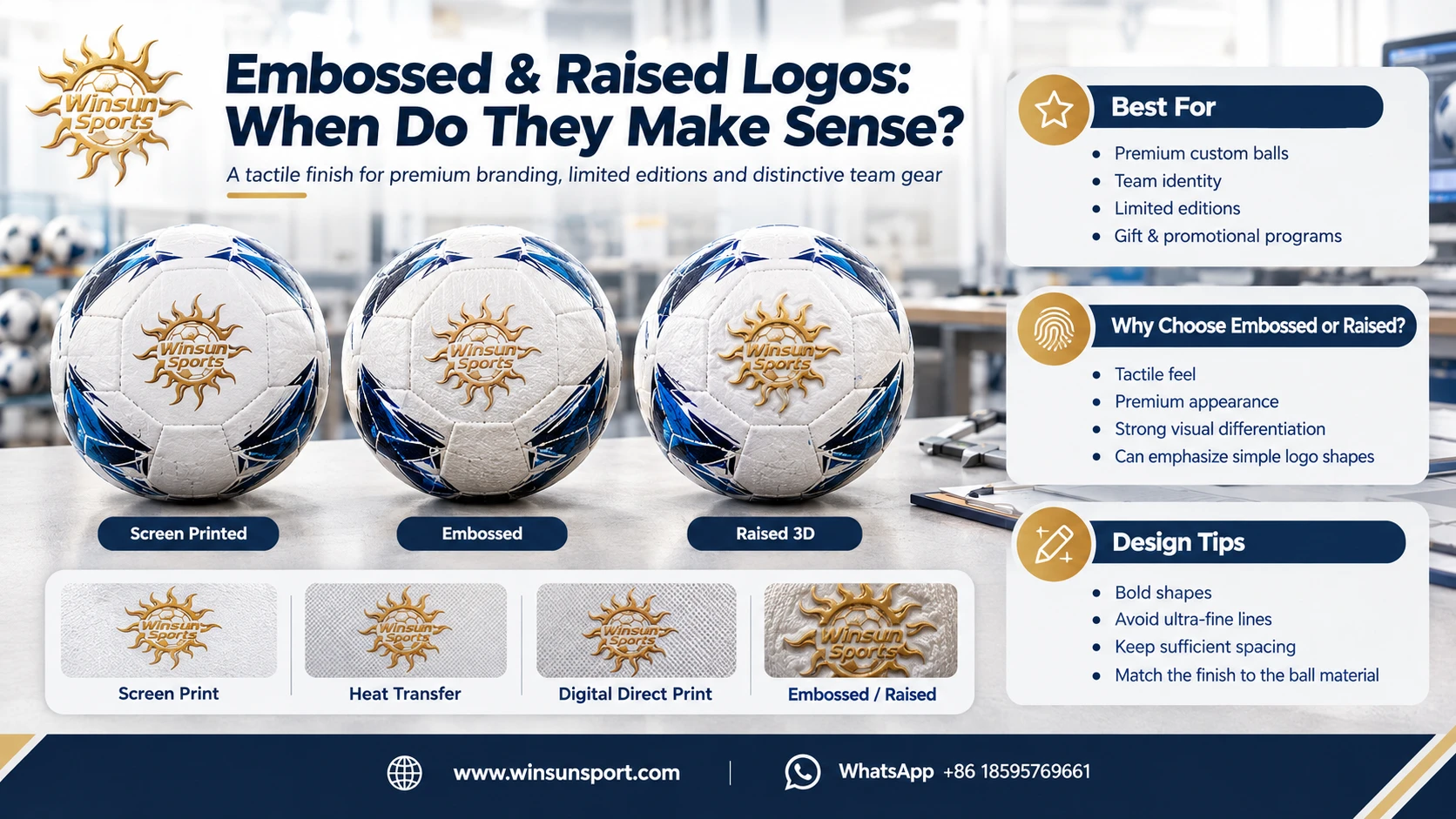 Beyond silk screen printing, heat transfer printing, and digital direct injection: what kind of customization needs are embossing and debossing logos suitable for?